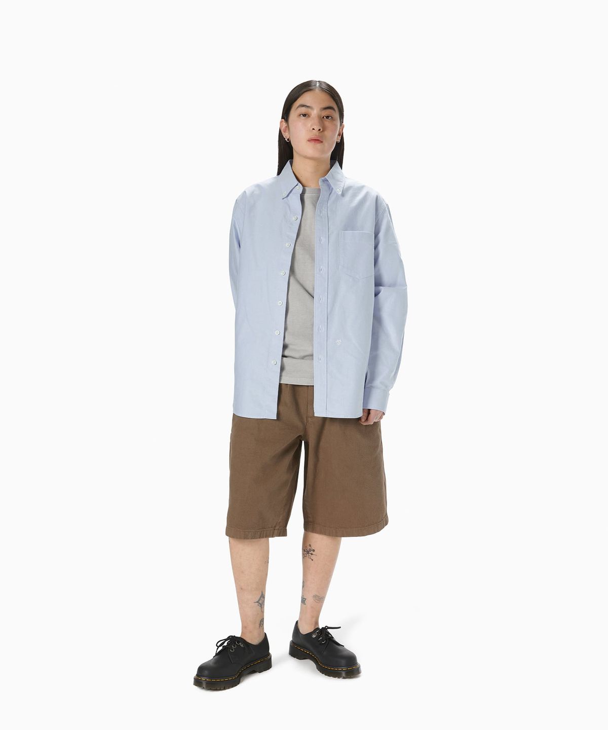 디스이즈네버댓(THISISNEVERTHAT) Oxford Shirt Blue