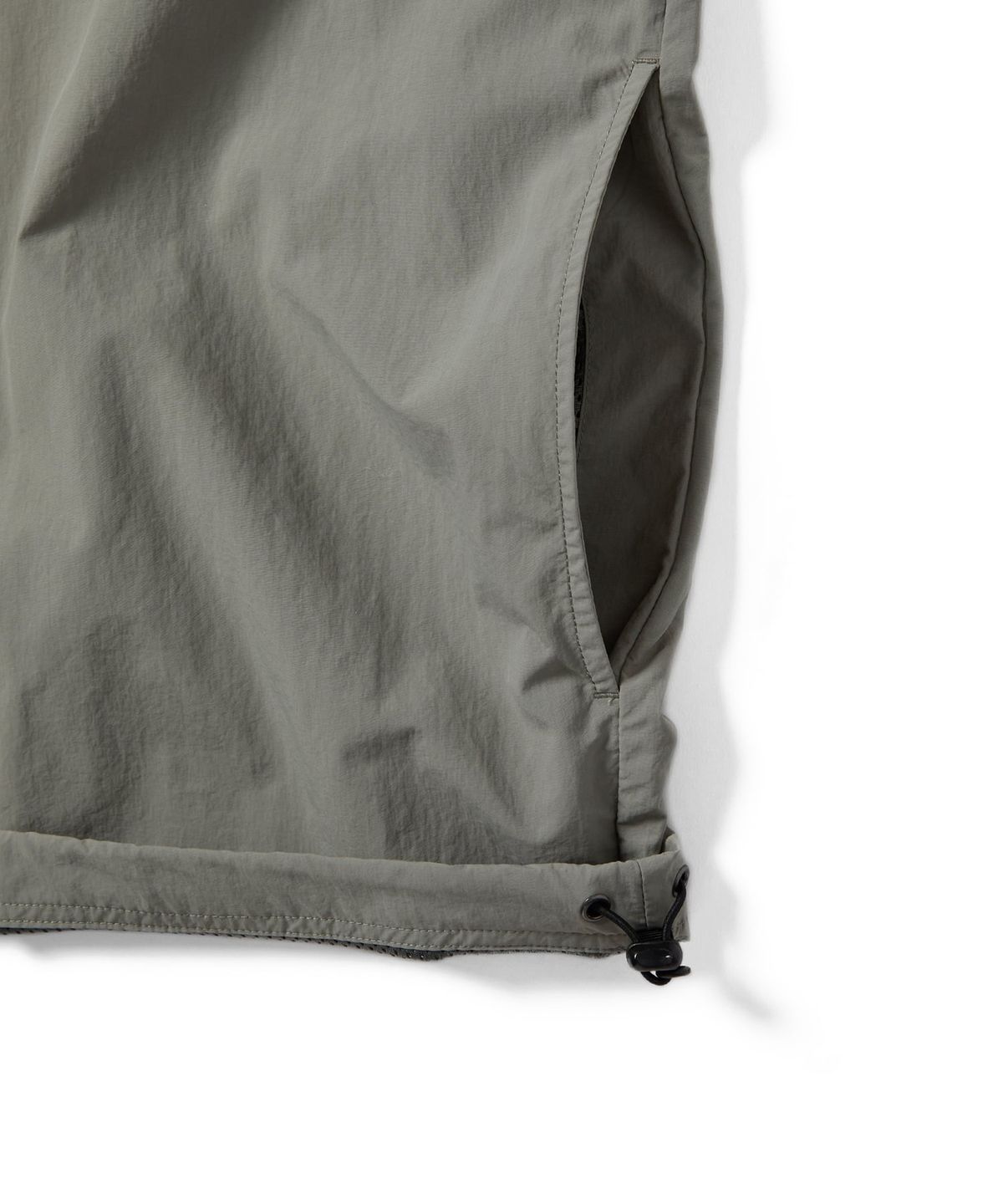 디스이즈네버댓(THISISNEVERTHAT) Half Zip Sports Pullover Grey
