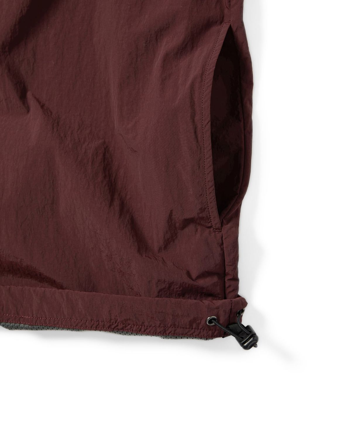 디스이즈네버댓(THISISNEVERTHAT) Half Zip Sports Pullover Burgundy