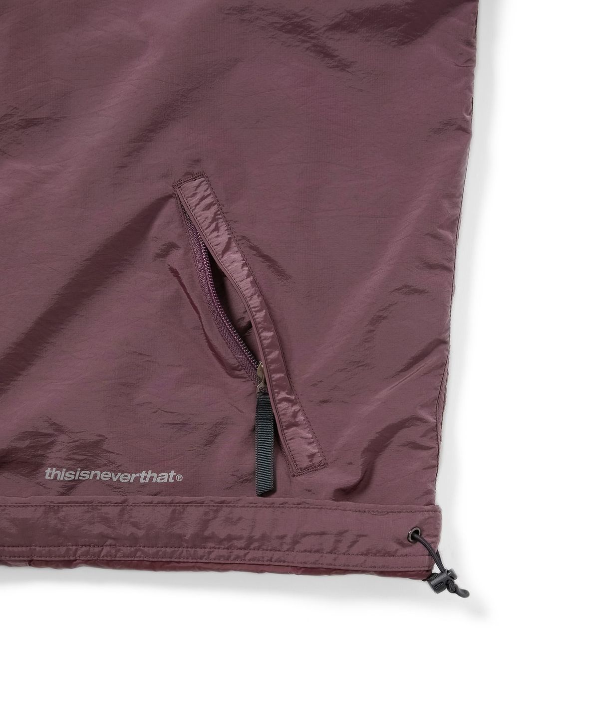 디스이즈네버댓(THISISNEVERTHAT) SP-Logo Warm Up Jacket Plum