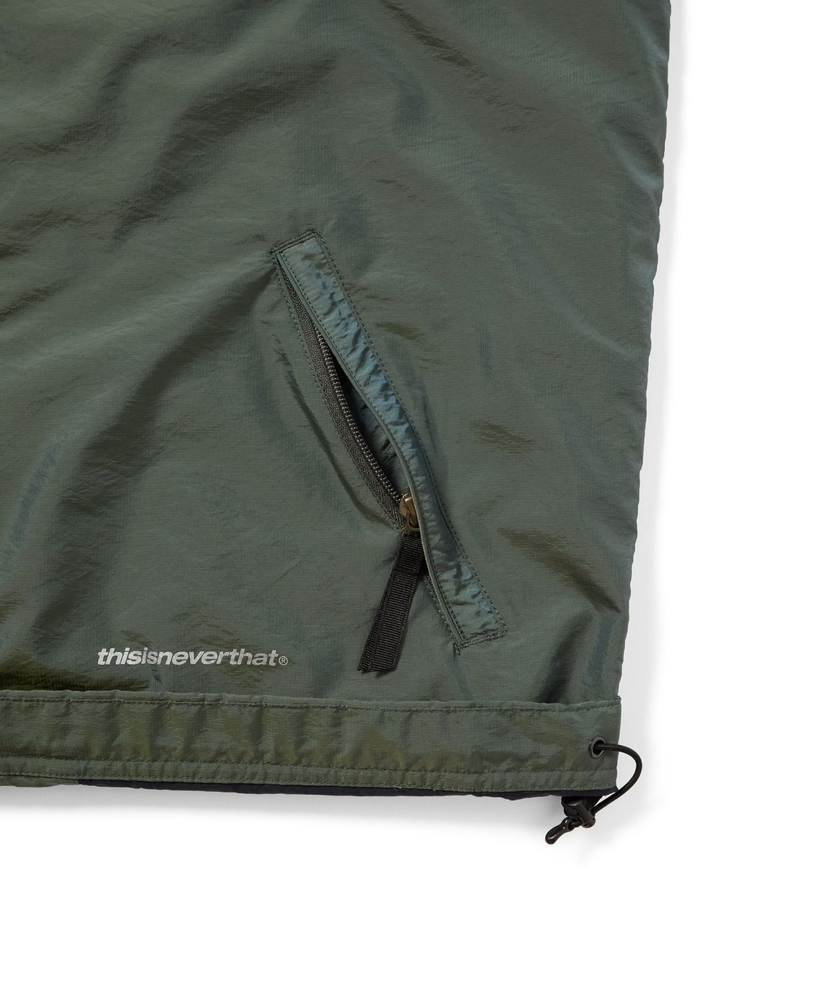 디스이즈네버댓(THISISNEVERTHAT) SP-Logo Warm Up Jacket Olive Drab