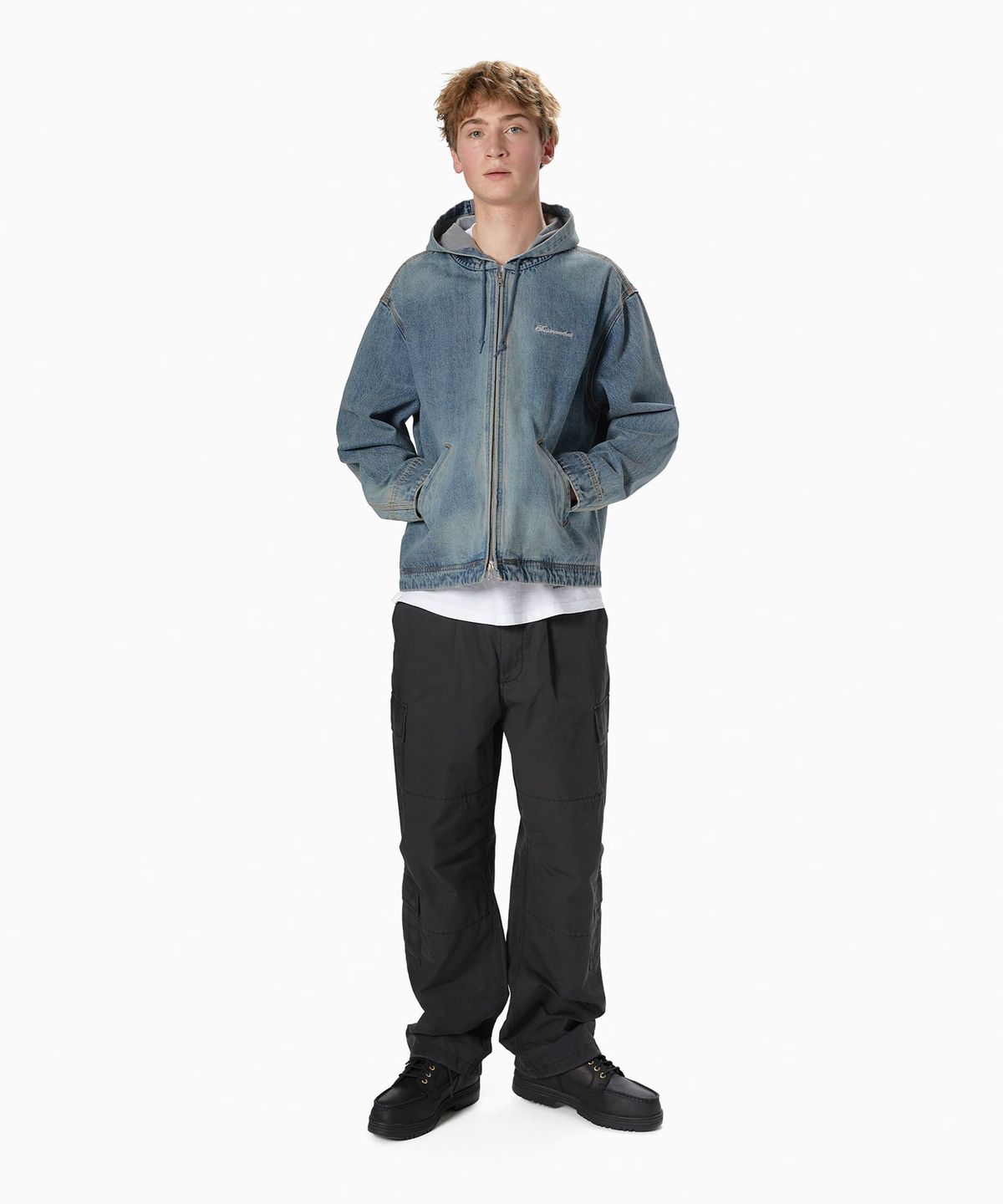 디스이즈네버댓(THISISNEVERTHAT) Washed Carpenter Jacket Washed Blue