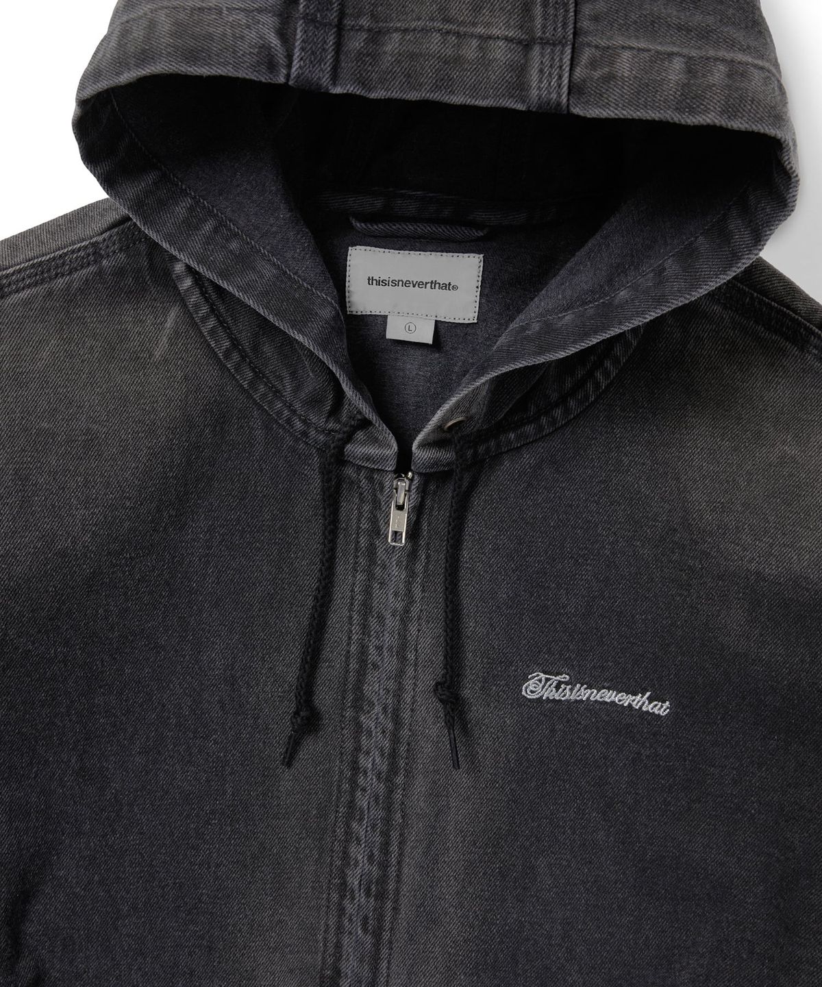 디스이즈네버댓(THISISNEVERTHAT) Washed Carpenter Jacket Black