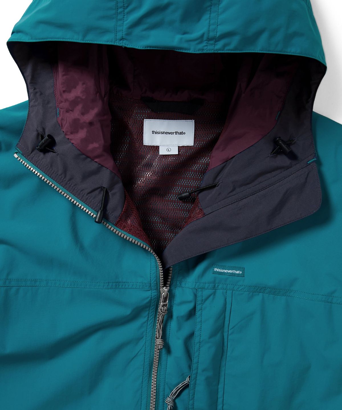 디스이즈네버댓(THISISNEVERTHAT) Nylon Anorak Parka Blue