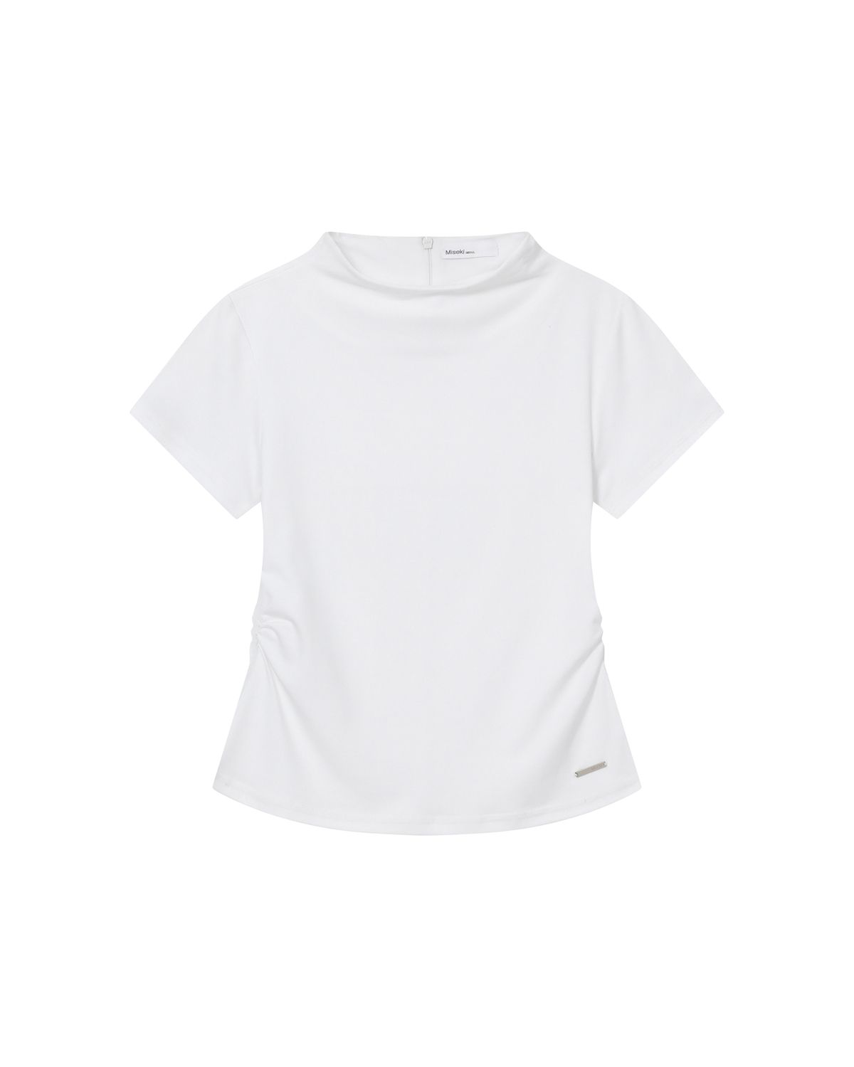 ◆MISEKI SEOUL◆ Mock neck pintuck sleeves WHITE MSK251TS01W MUSINSA | MISEKI SEOUL Mock neck pintuck sleeves WHITE