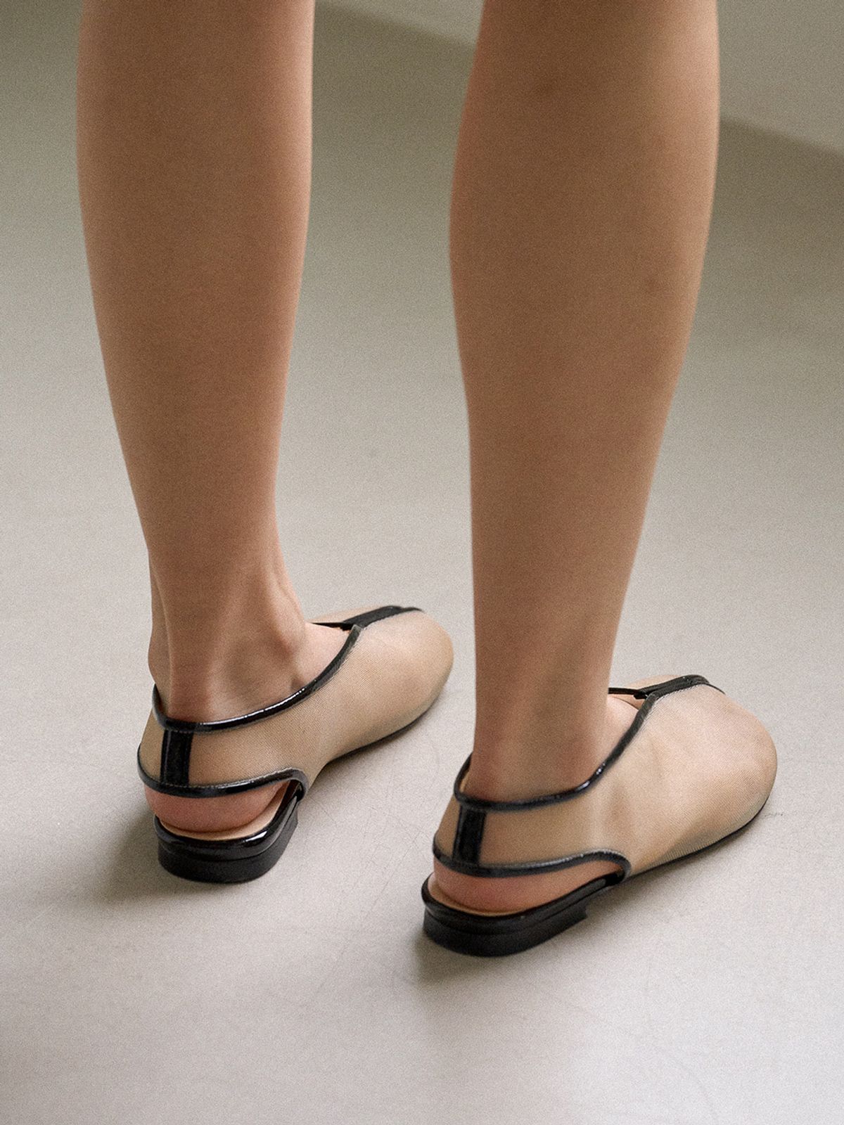 더조히(THE JOHI) Dimsum Mesh Slingback_2 COLORS