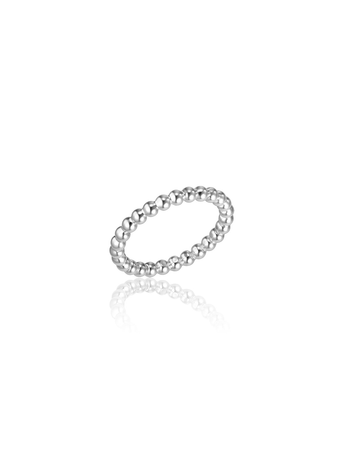 룬느(LUNNE) 14k 2mm 버블 볼 라인 반지 (14k골드) LFR08