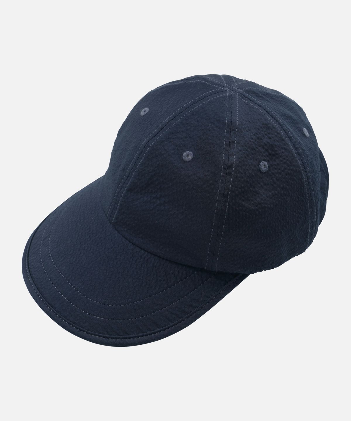 프리즘웍스(FRIZMWORKS) SEERSUCKER FEATHER CAP _ NAVY