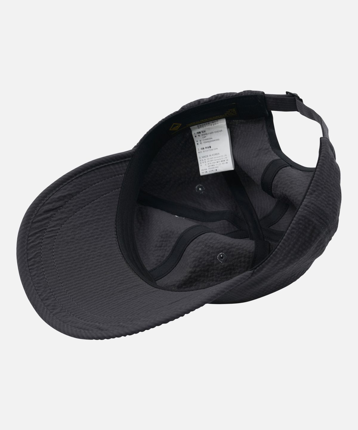 프리즘웍스(FRIZMWORKS) SEERSUCKER FEATHER CAP _ CHARCOAL