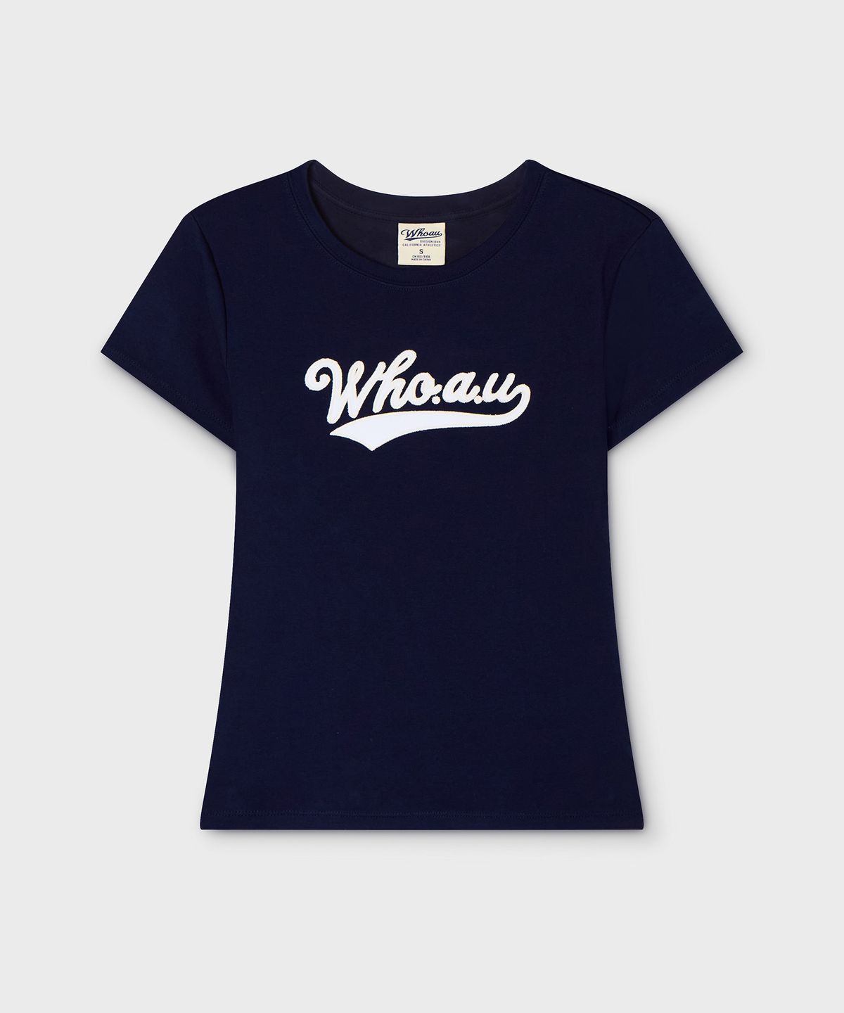 후아유(WHO.A.U) Surf Club Patch T-shirt / WHRAG2423F