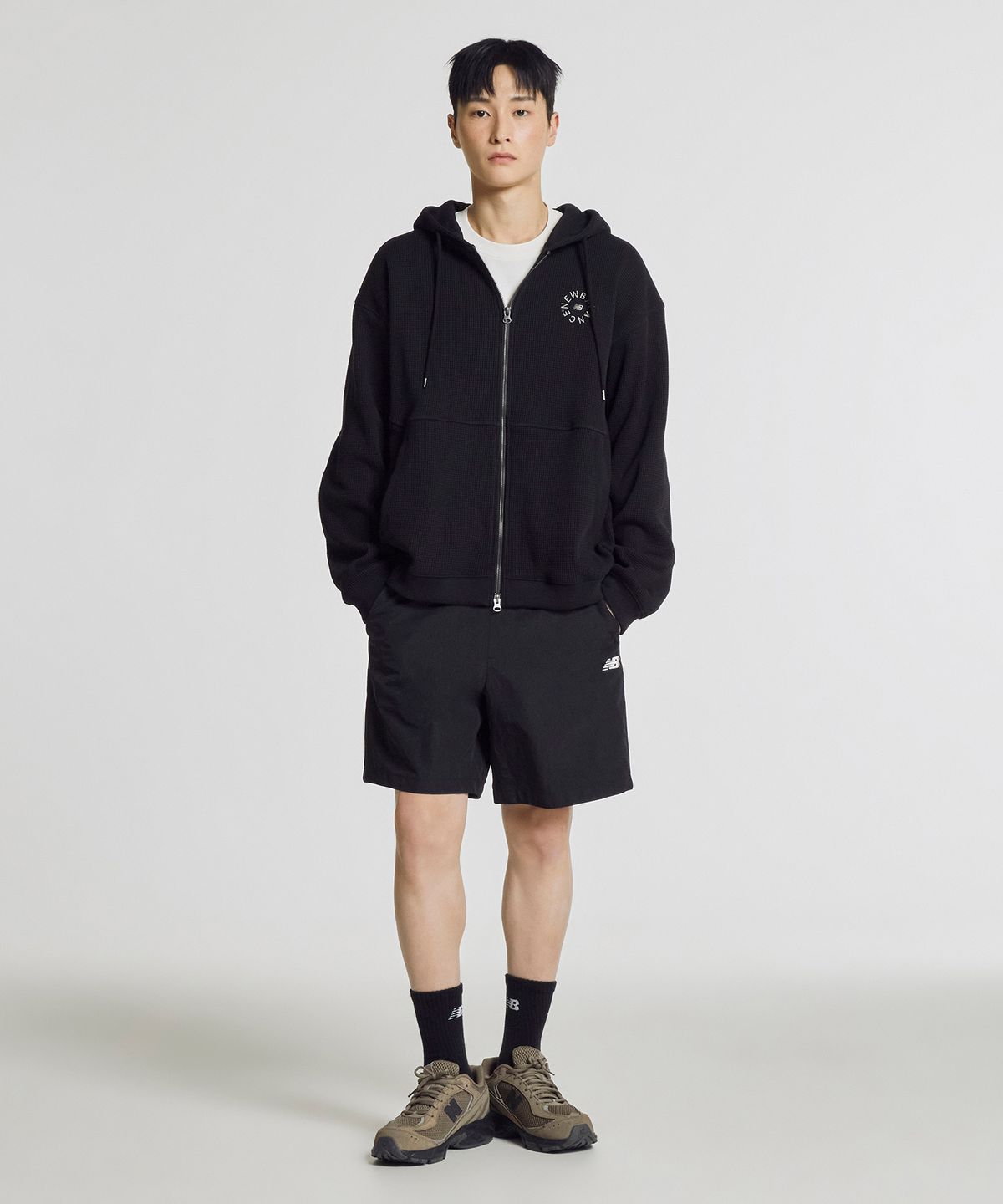 뉴발란스(NEW BALANCE) NBNVG31443 / UNI 헤리티지 4.5부 쇼츠 (BLACK)