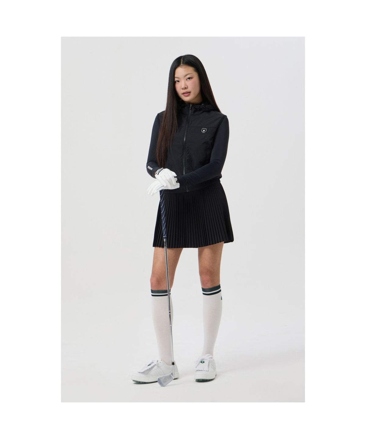 골든베어(GOLDEN BEAR) (WOMEN) Basic Pleats Skirt  _G5KCM25221BKX