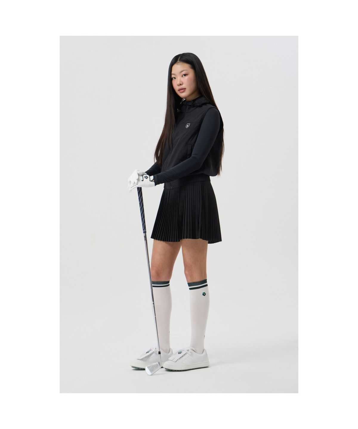 골든베어(GOLDEN BEAR) (WOMEN) Basic Pleats Skirt  _G5KCM25221BKX