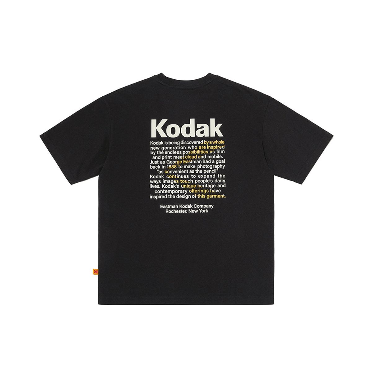 코닥(KODAK) 케이 에어로쿨 반팔티셔츠 BLACK