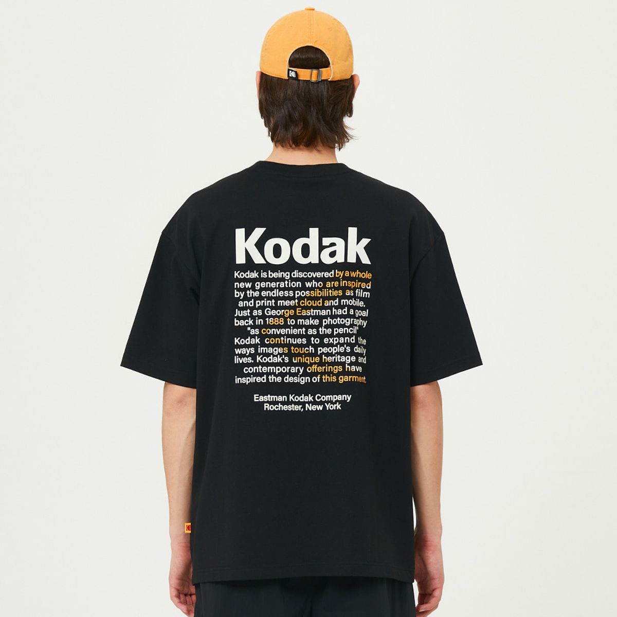 코닥(KODAK) 케이 에어로쿨 반팔티셔츠 BLACK