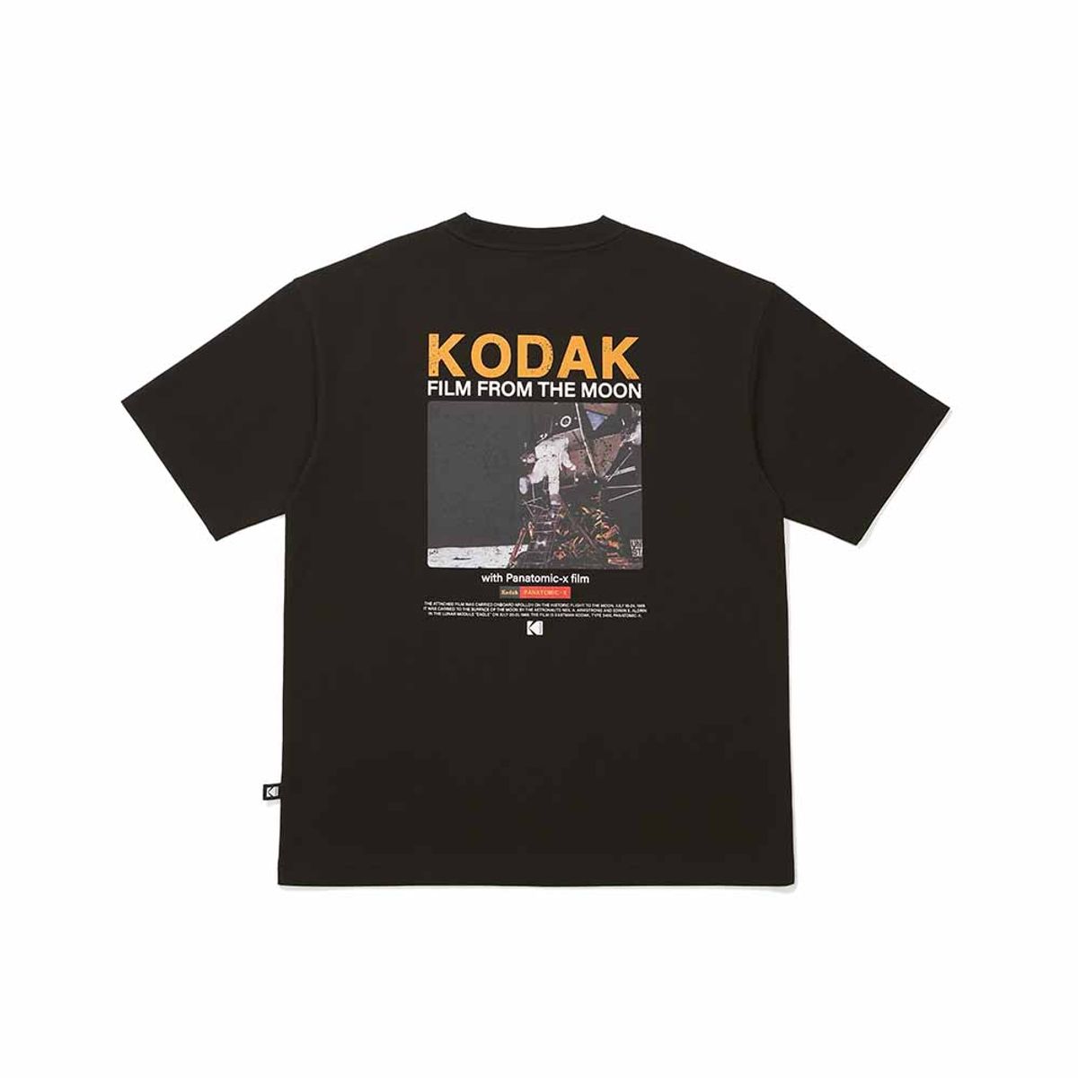 코닥(KODAK) 아폴로11 그래픽 소로나 반팔티셔츠 BLACK