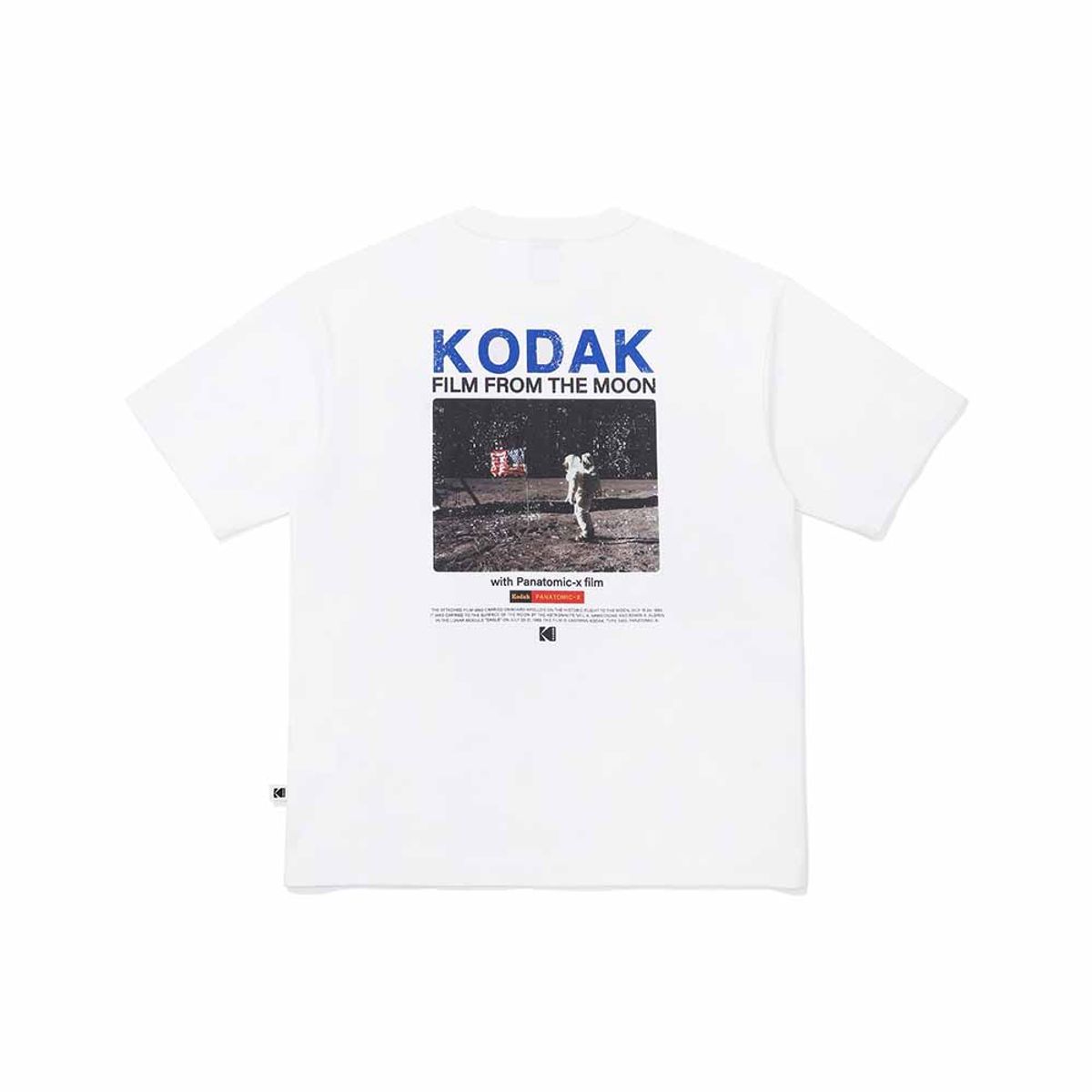 코닥(KODAK) 아폴로11 그래픽 소로나 반팔티셔츠 WHITE