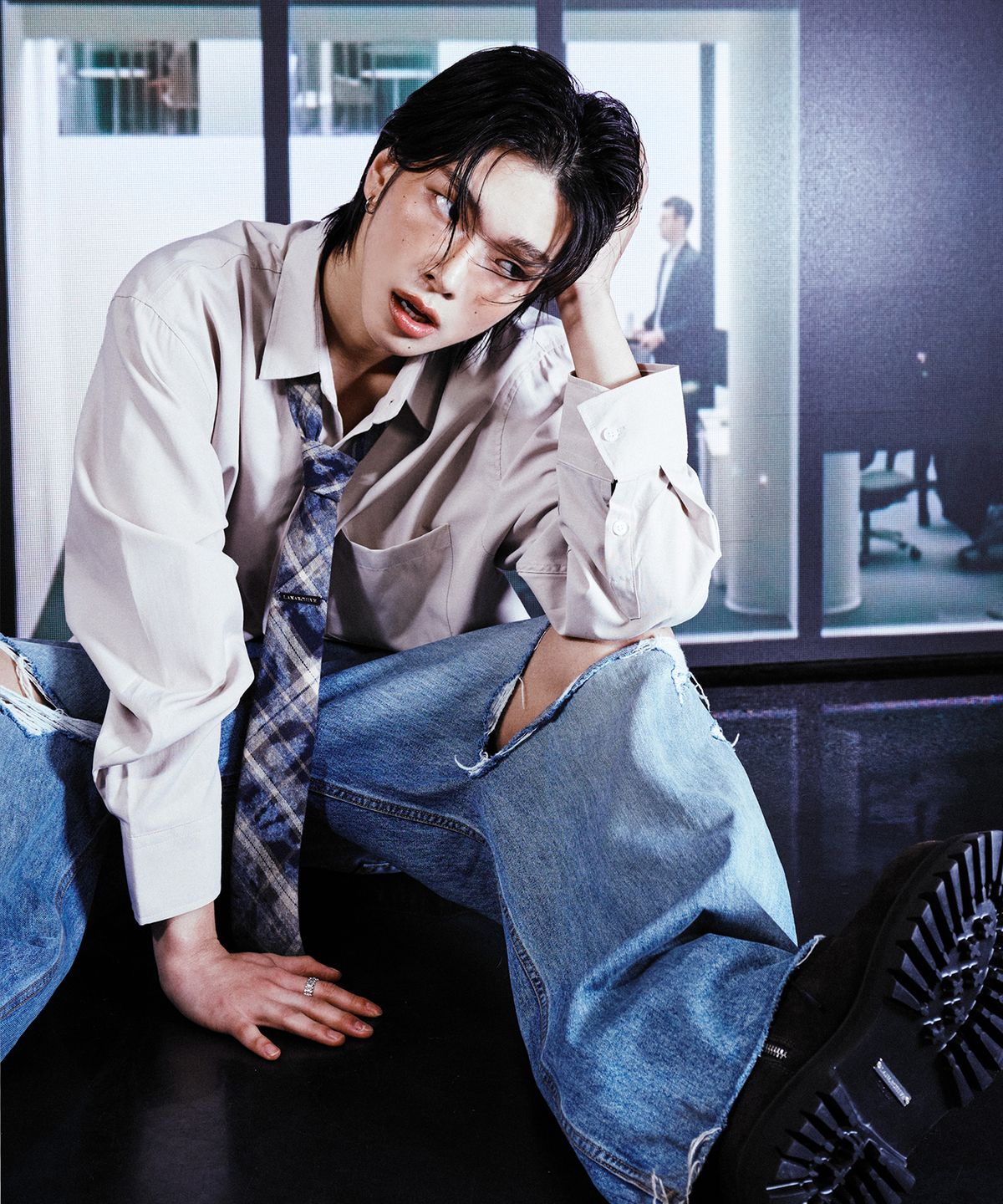 랜 아카이브(LANARCHIVE) [3030] 팀버 체크 타이