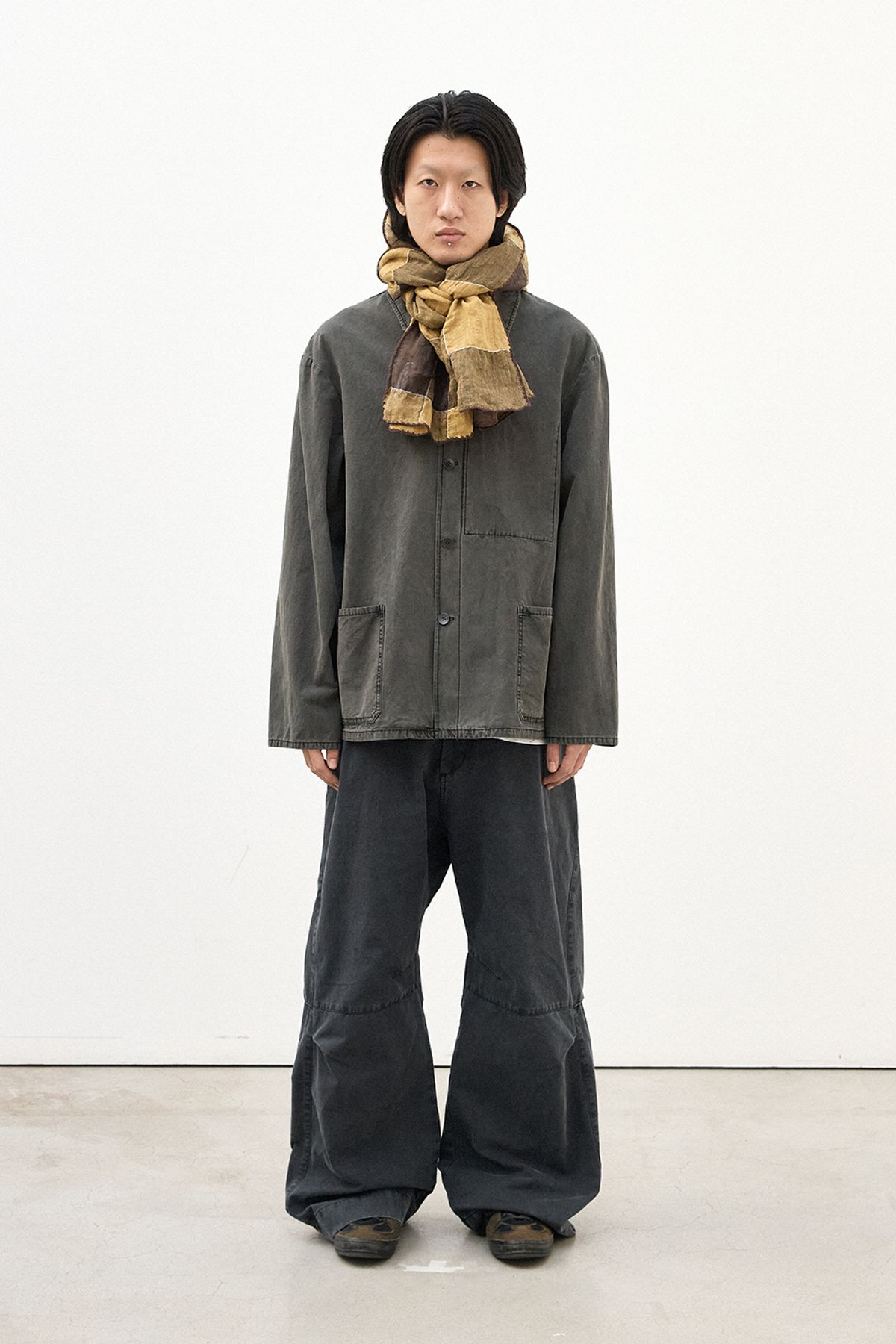 해칭룸(HATCHINGROOM) Chore Jacket Charcoal