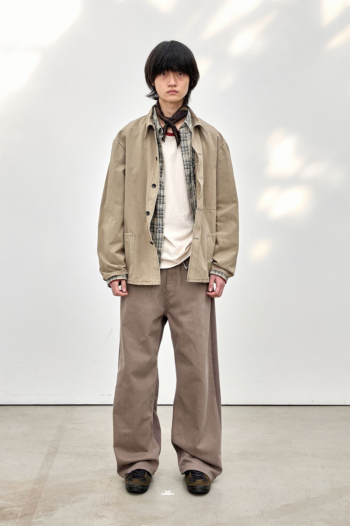 해칭룸(HATCHINGROOM) Chore Jacket Vintage Olive