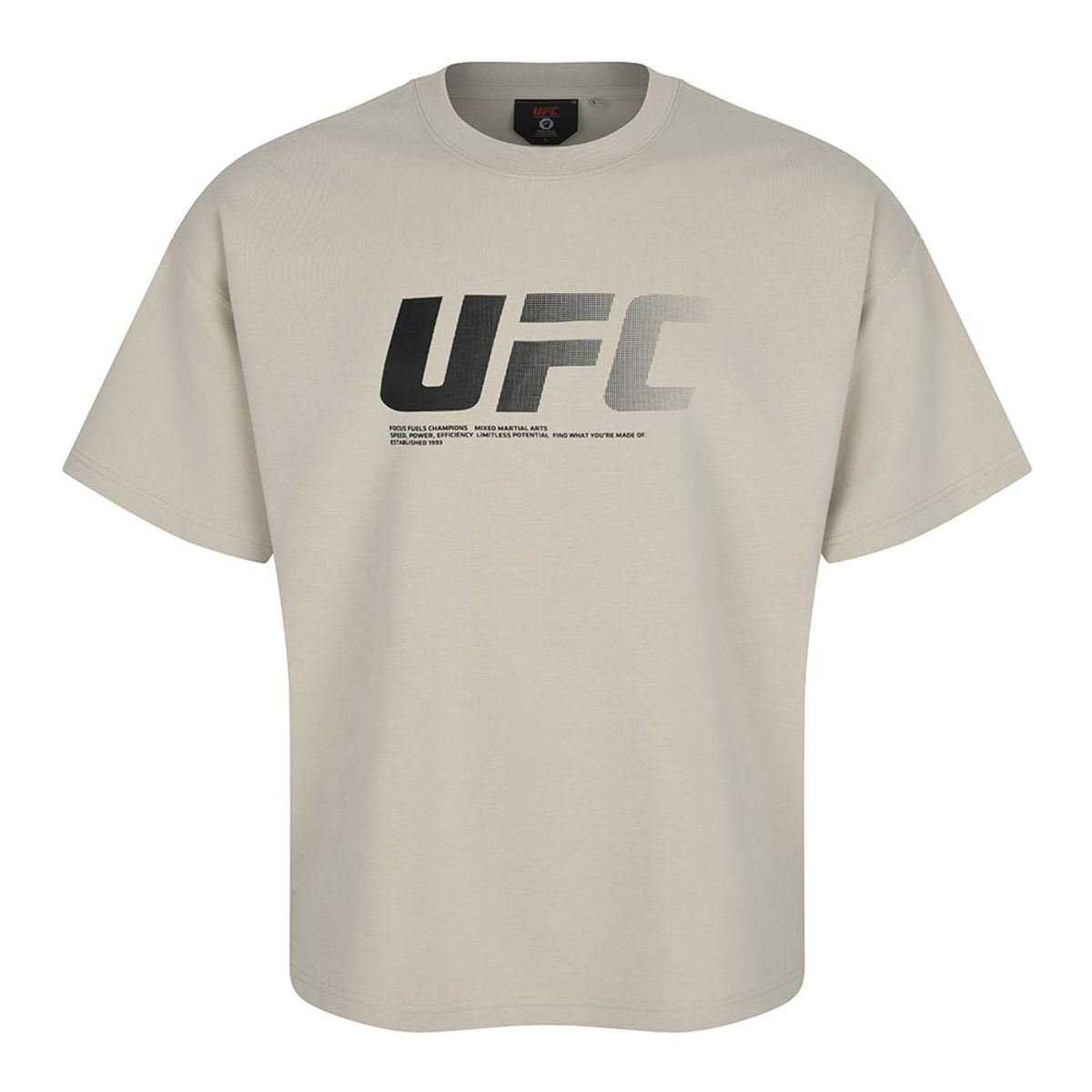 유에프씨 스포츠(UFC SPORT) UFC 제로 100 오버핏 반팔 티셔츠 라이트올리브 U4SSW2312LL