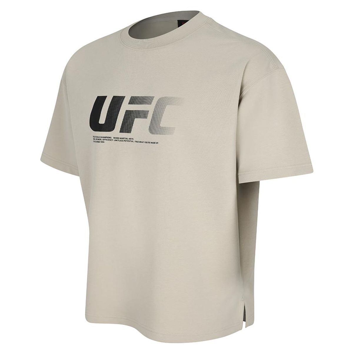 유에프씨 스포츠(UFC SPORT) UFC 제로 100 오버핏 반팔 티셔츠 라이트올리브 U4SSW2312LL