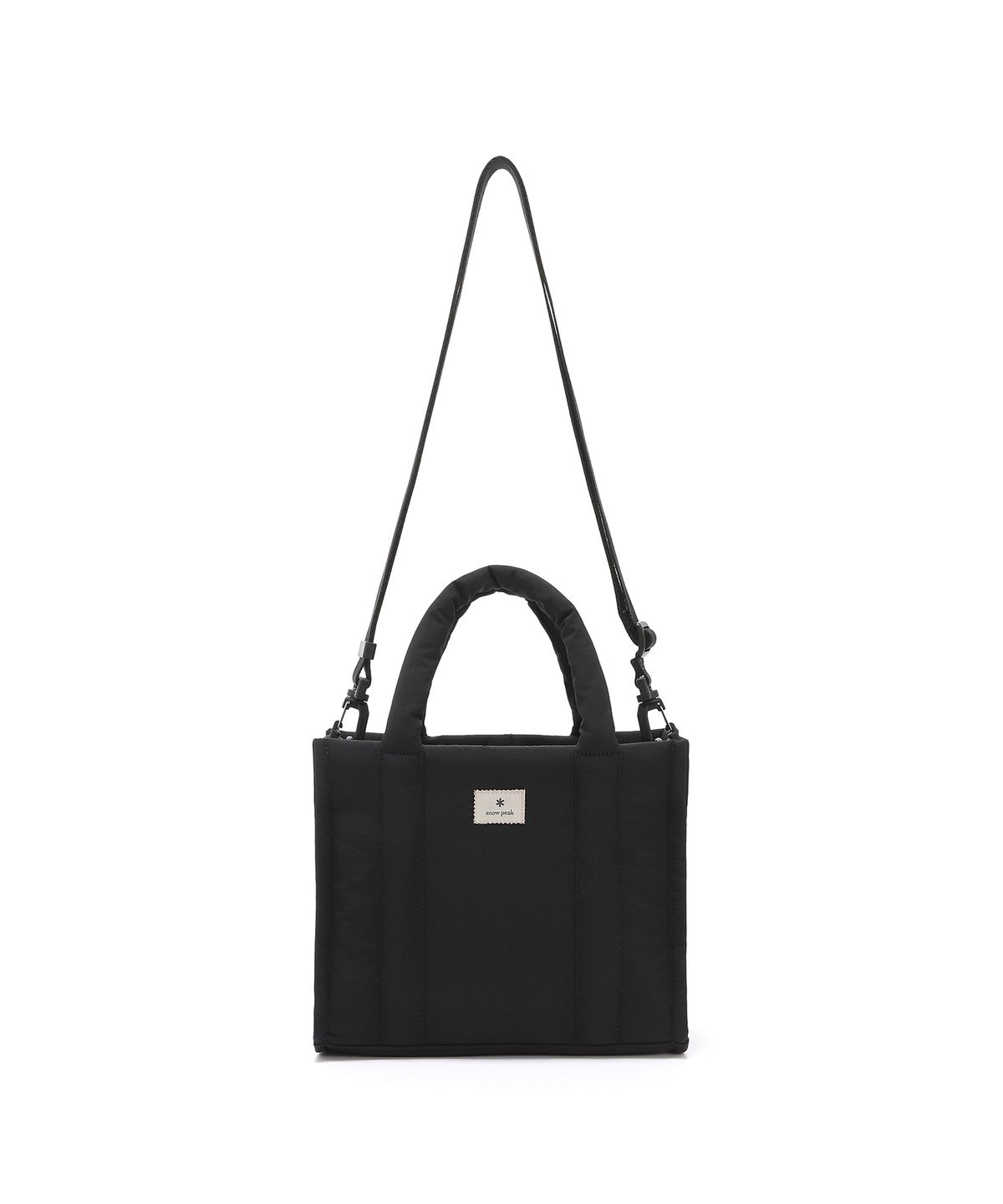 스노우피크 어패럴(SNOWPEAK APPAREL) 캠플 미디움 토트백 (S25SWCTB19) Black