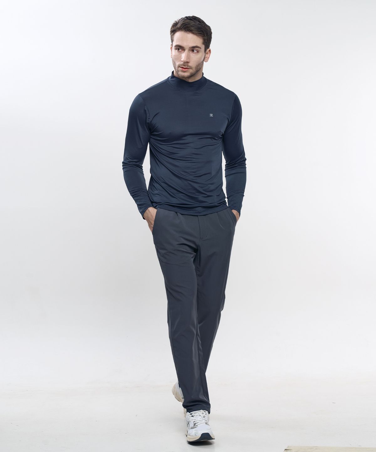 엑스트라스포티(EXTRASPORTY) 커리어 남성 이중직 무지 팬츠 3 Colors