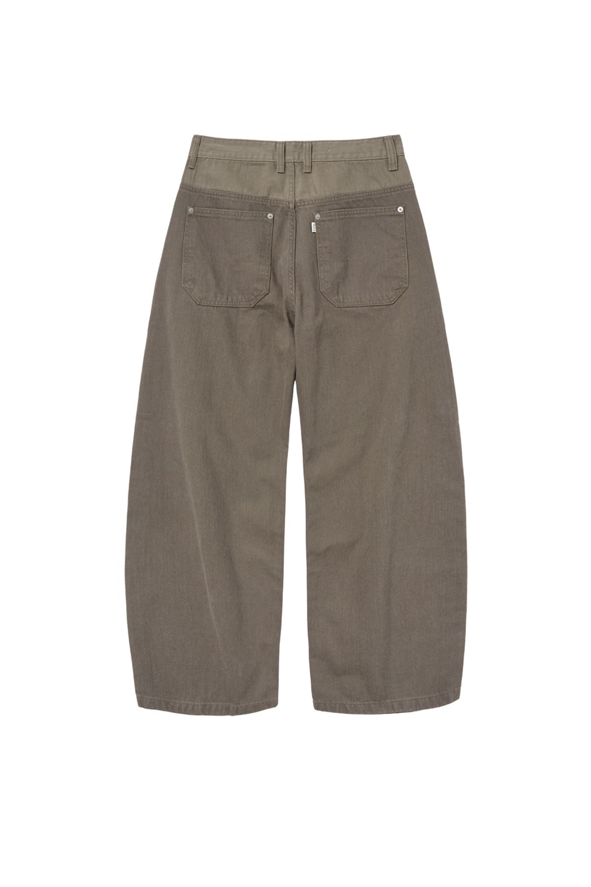 해칭룸(HATCHINGROOM) Two Face Regular Jeans Beige