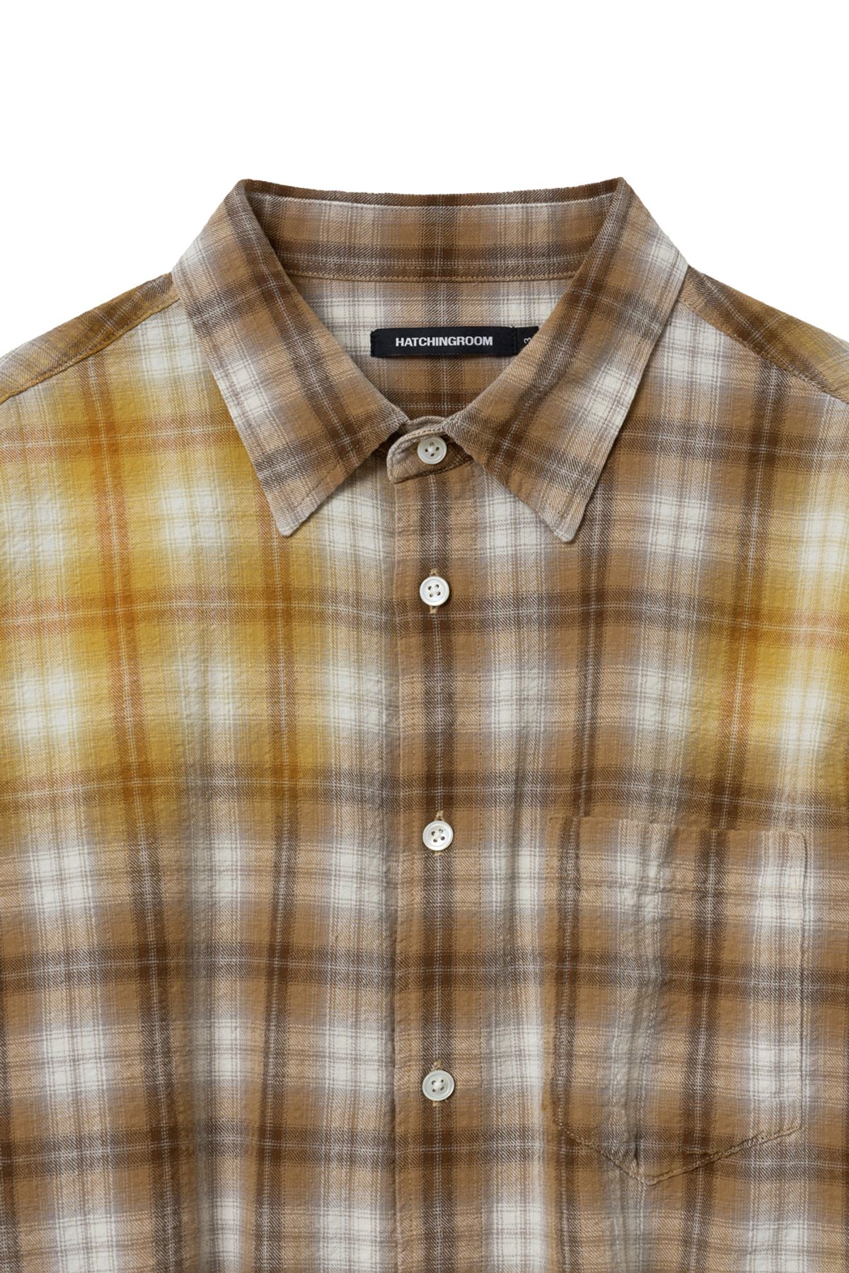 해칭룸(HATCHINGROOM) Dis Shirt Ombre Yellow