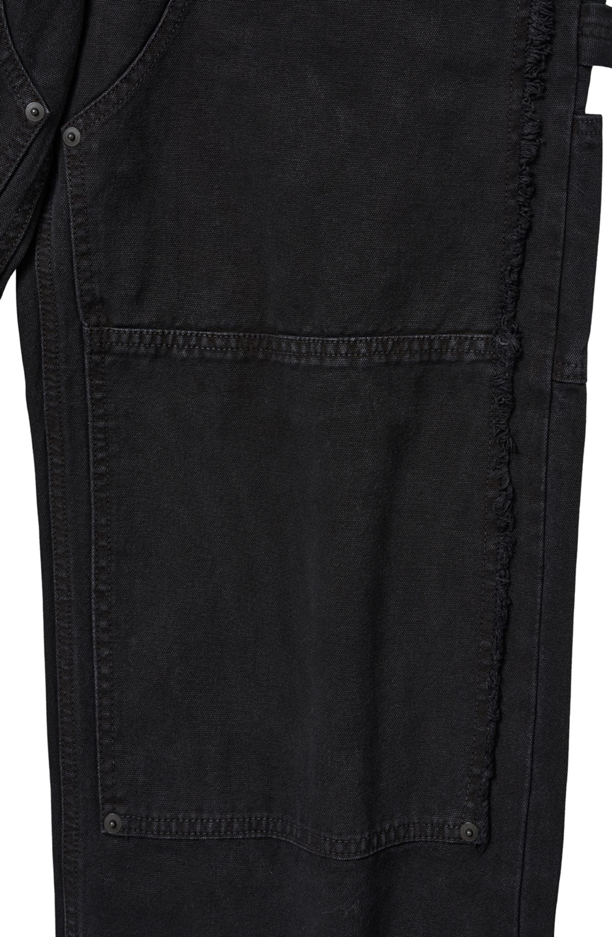 해칭룸(HATCHINGROOM) VTG Double knee Pants Black