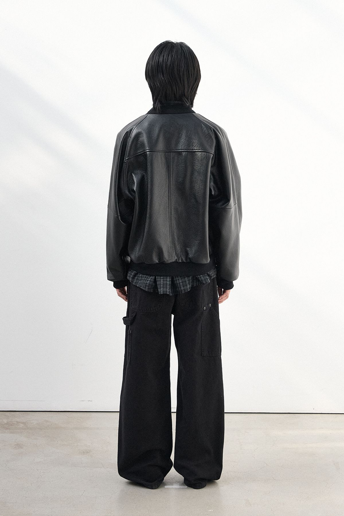 해칭룸(HATCHINGROOM) VTG Double knee Pants Black