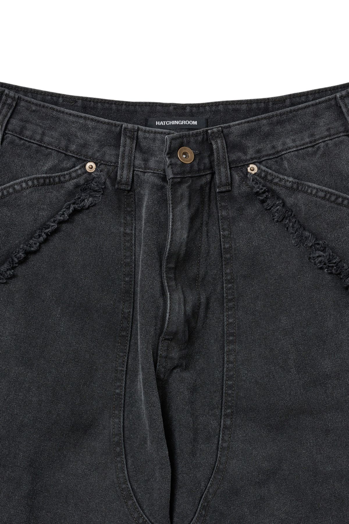 해칭룸(HATCHINGROOM) VTG Double knee Pants Charcoal