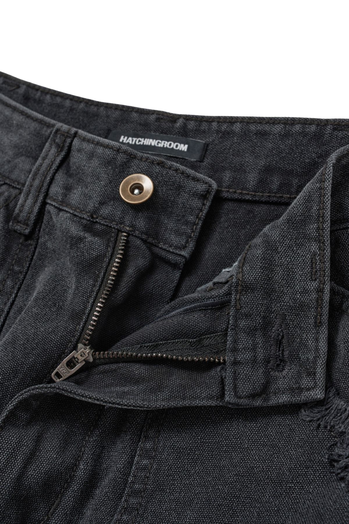 해칭룸(HATCHINGROOM) VTG Double knee Pants Charcoal