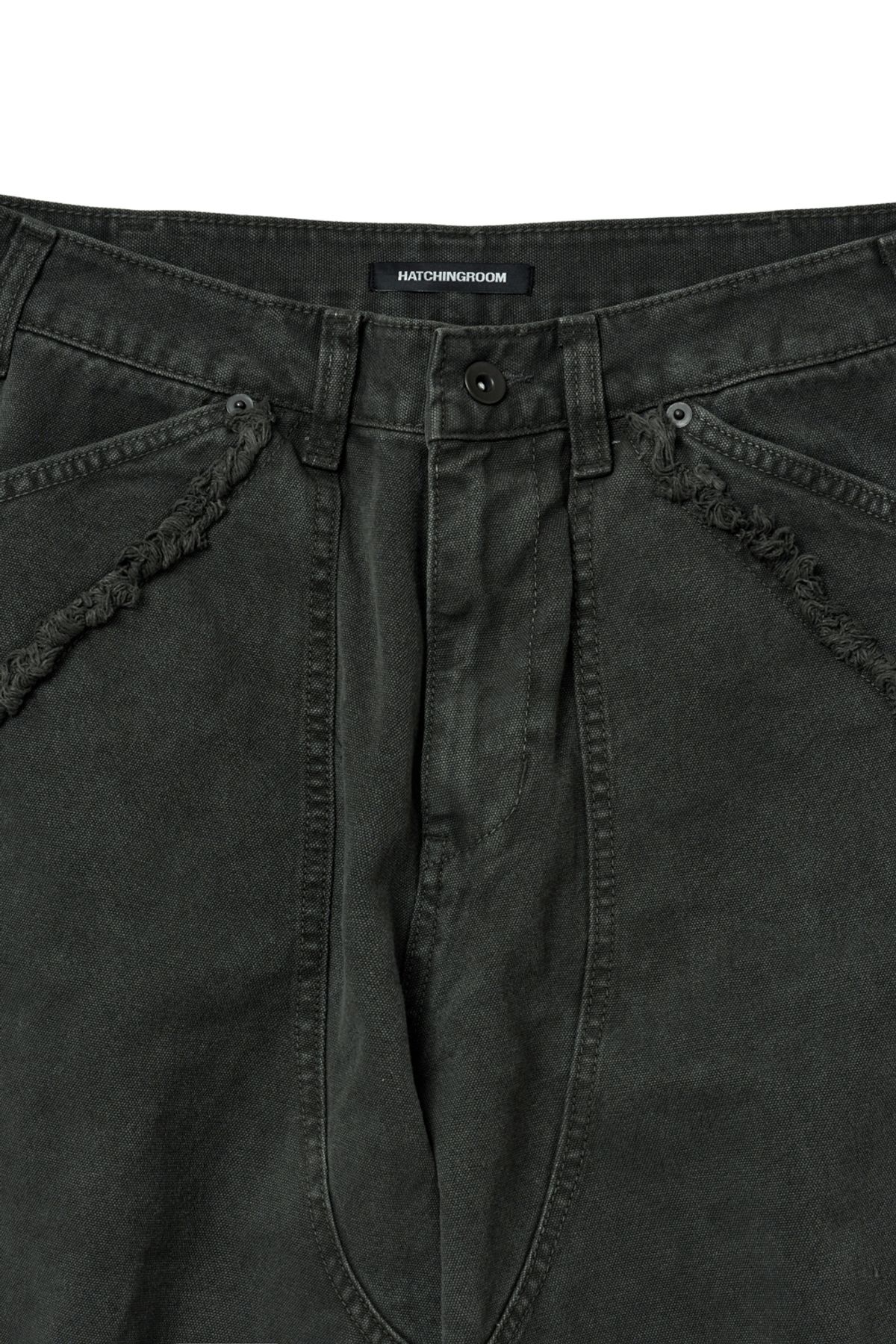해칭룸(HATCHINGROOM) VTG Double knee Pants Khaki