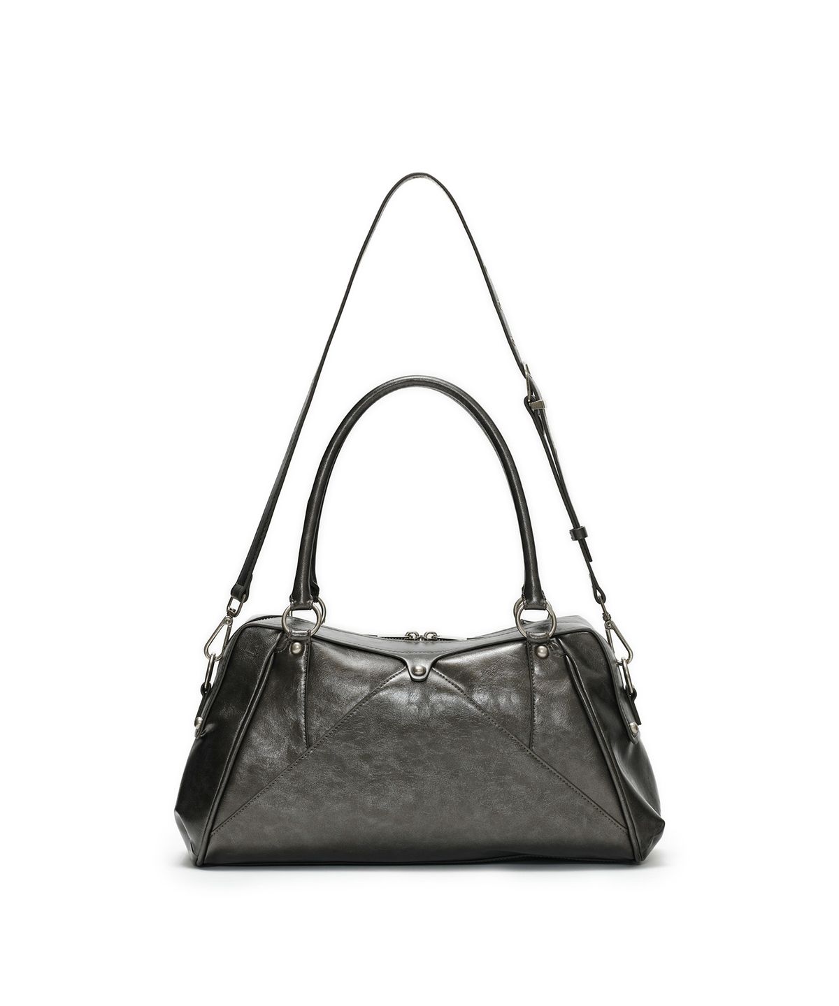 썬번프로젝트(SUNBURNPROJECT) Faux Leather M.O.S Bag, METAL