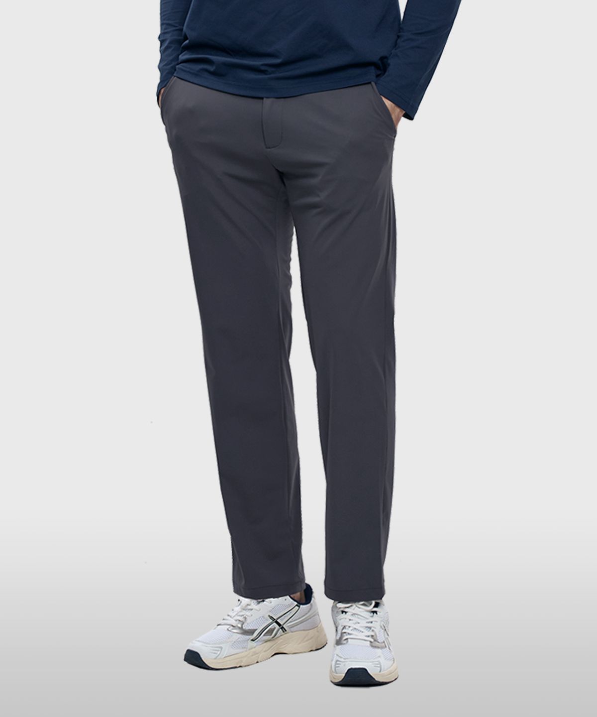 이지바이(EZBUY) 탄성이 절로 남성 하프 밴딩 슬랙스 팬츠 3 Colors