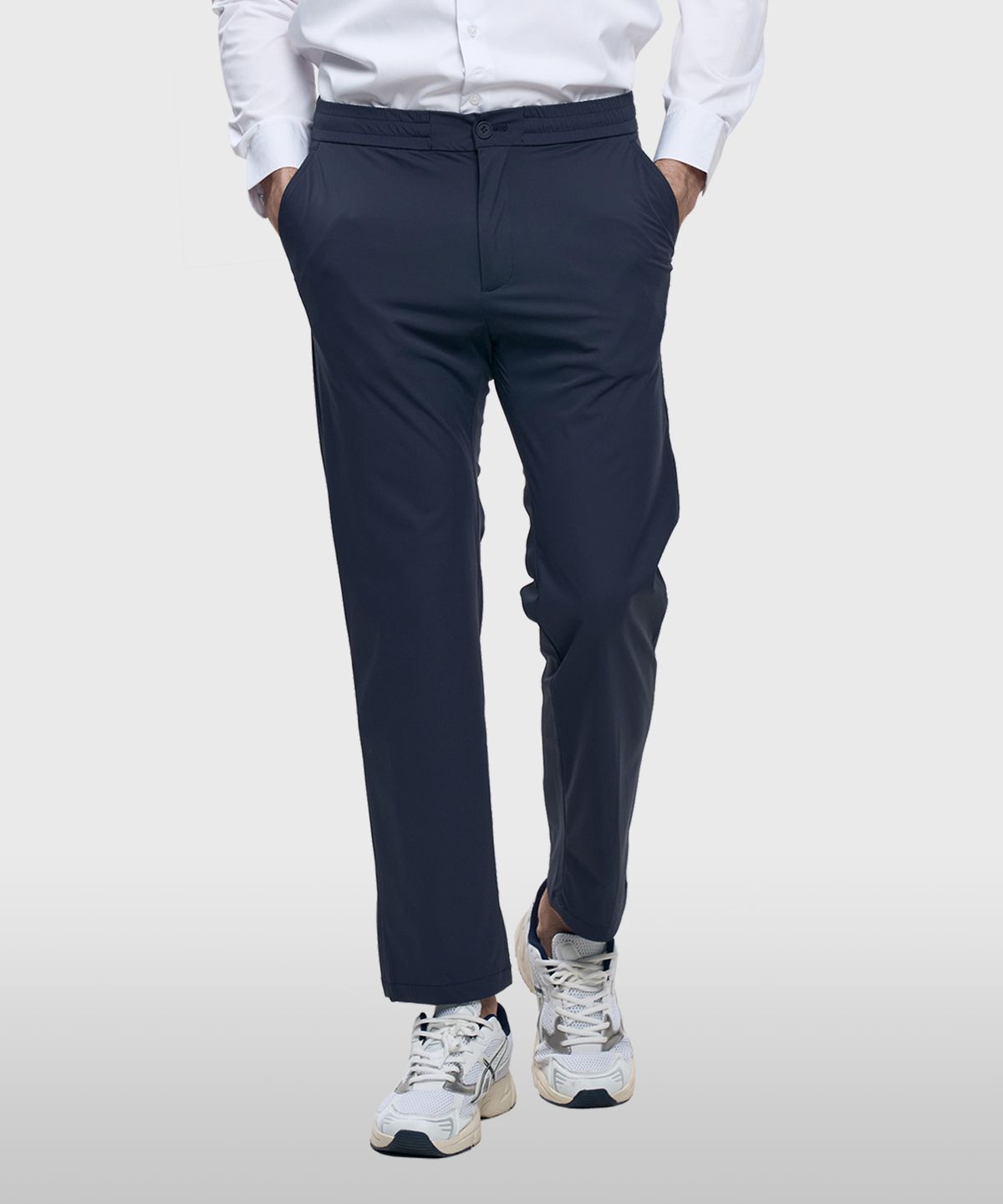 이지바이(EZBUY) 탄성이 절로 남성 하프 밴딩 슬랙스 팬츠 3 Colors
