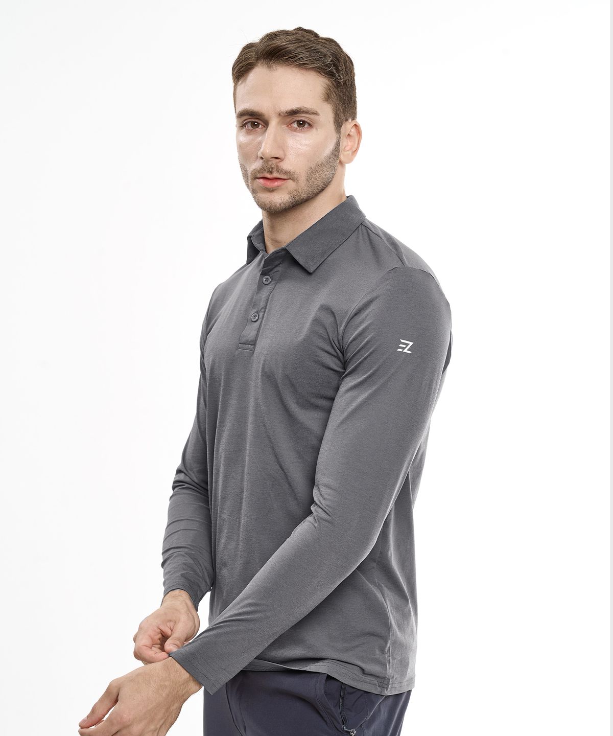 엑스트라스포티(EXTRASPORTY) 디베이스 남성 소로나 긴팔 카라 티셔츠(ST42LT001M) 4 Colors