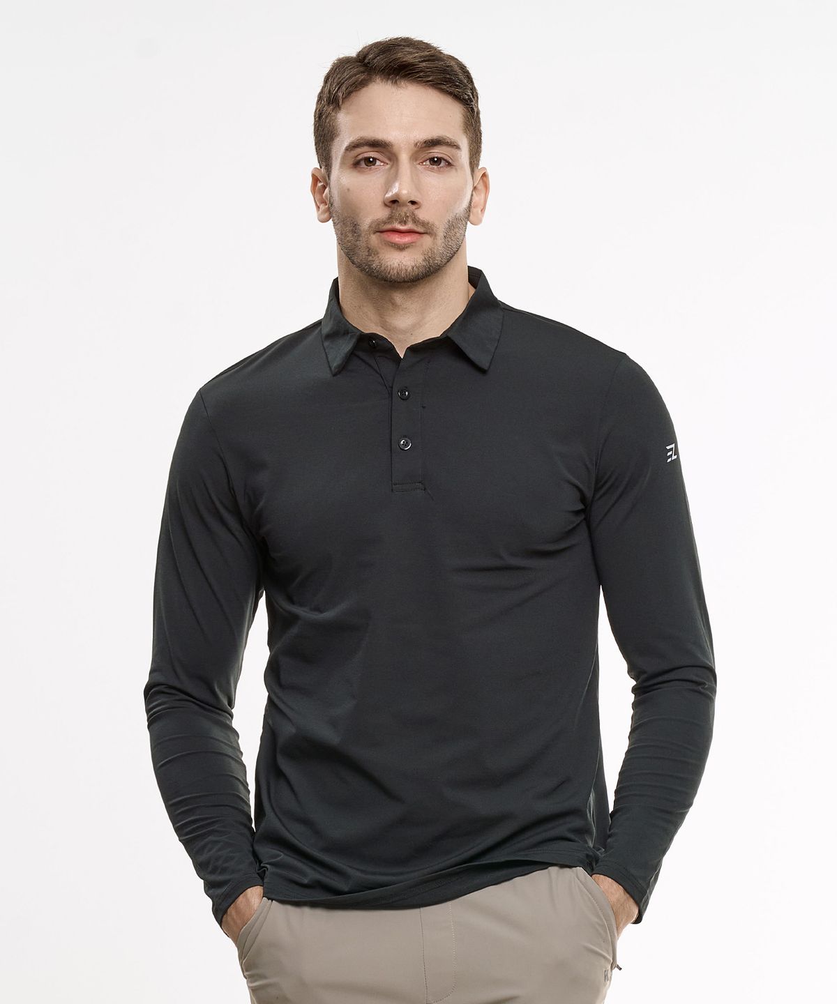 엑스트라스포티(EXTRASPORTY) 디베이스 남성 소로나 긴팔 카라 티셔츠(ST42LT001M) 4 Colors