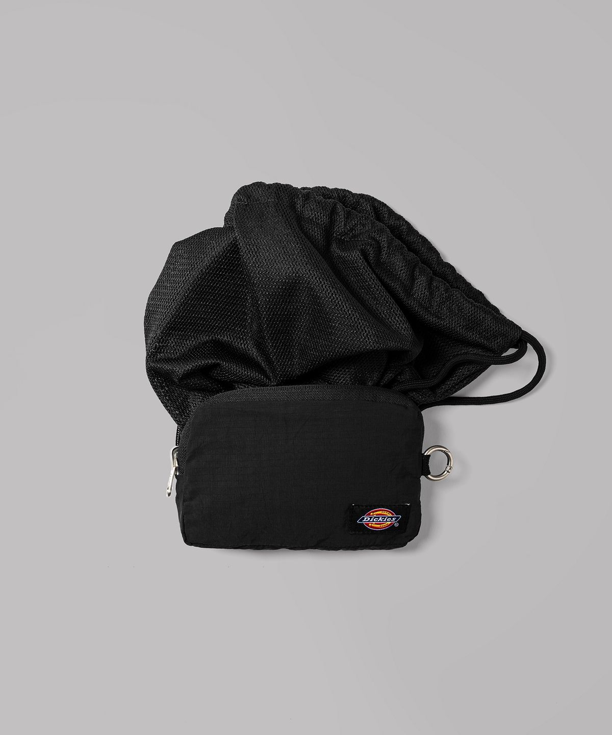 디키즈(DICKIES) 패커블 매쉬 스트링백 Black
