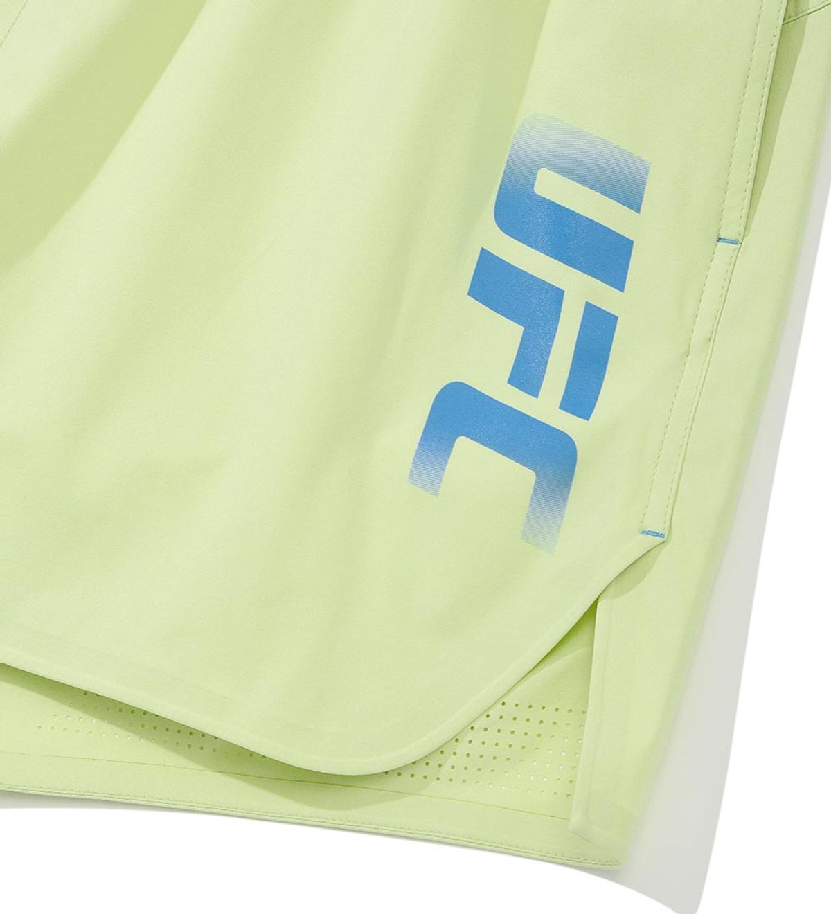 유에프씨 스포츠(UFC SPORT) UFC 루틴 릴렉스핏 쇼츠 라임 U4SPW2306LM
