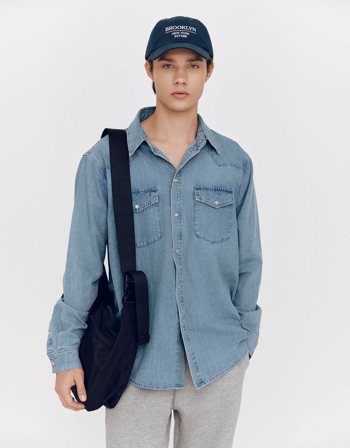 지오다노(GIORDANO) 데님 웨스턴 셔츠 045509 [2color]
