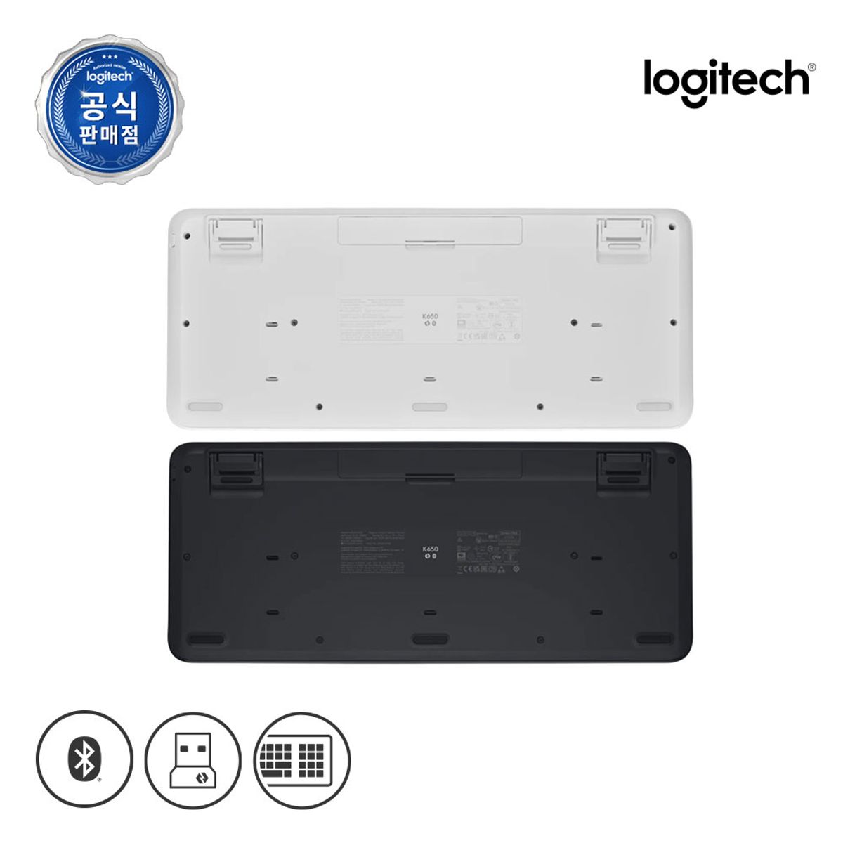 로지텍(LOGITECH) 로지텍코리아 공식 시그니처 MK650 콤보 무선 키보드 마우스 세트 블랙