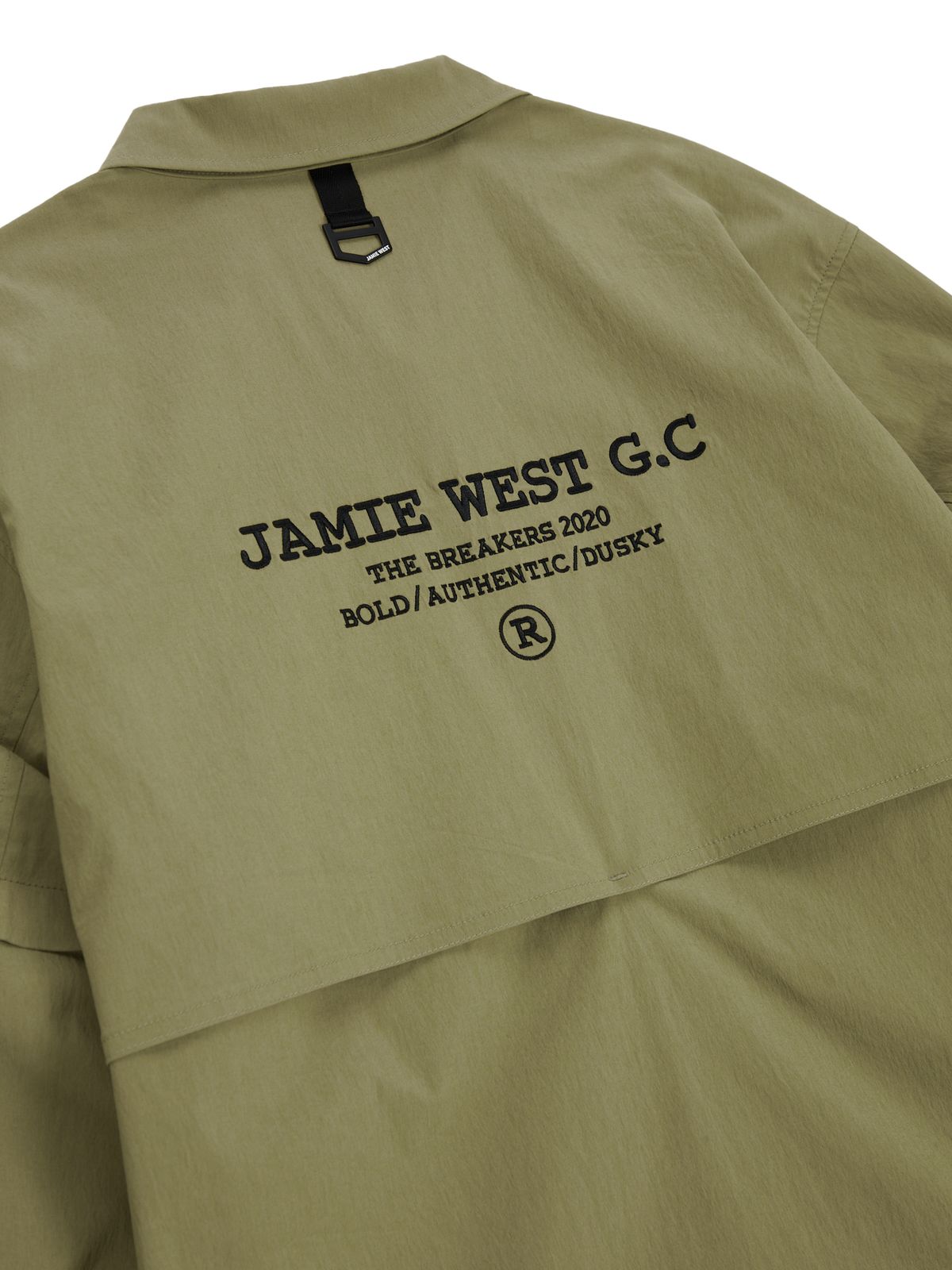 제이미웨스트(JAMIE WEST) 디테쳐블 카라 포인트 스트레치 자켓 (베이지)