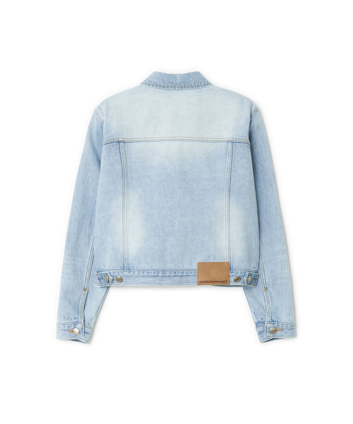 썬번프로젝트(SUNBURNPROJECT) Zip-up Denim Jacket, LIGHT BLUE