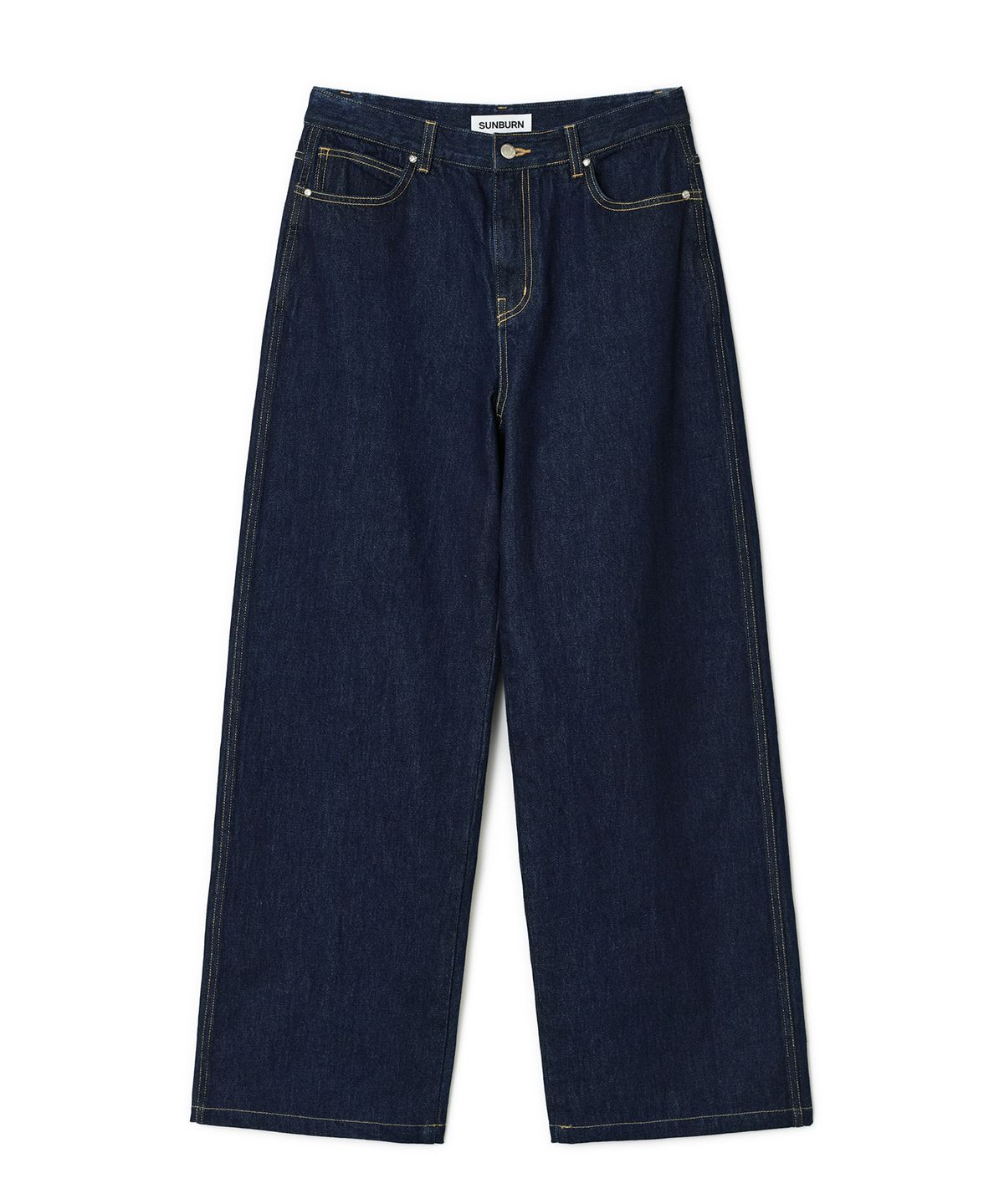썬번프로젝트(SUNBURNPROJECT) Low-Rise Denim Pants, INDIGO