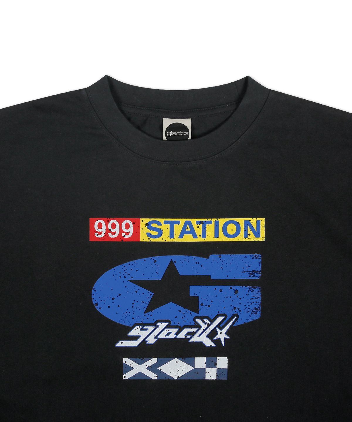 글랙(GLACK) GT136 셔츠 레이어드 티셔츠 (BLACK)