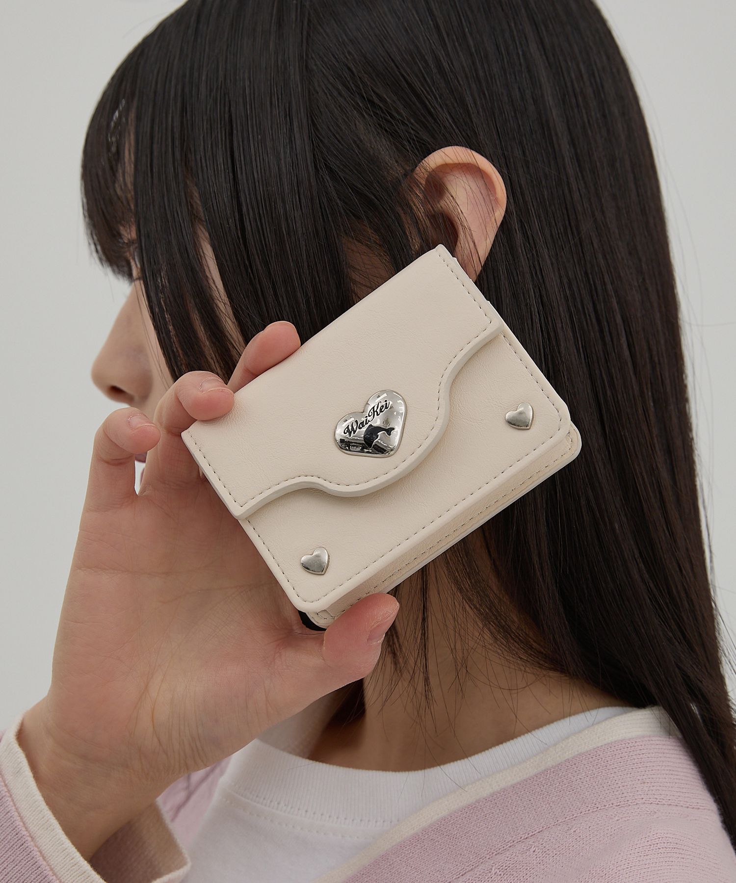 ★Wai Kei★ Dolphin Heart Card Wallet 5 COLOR YKBE01AC05 MUSINSA | WAI KEI Dolphin Heart Card Wallet 5 COLOR