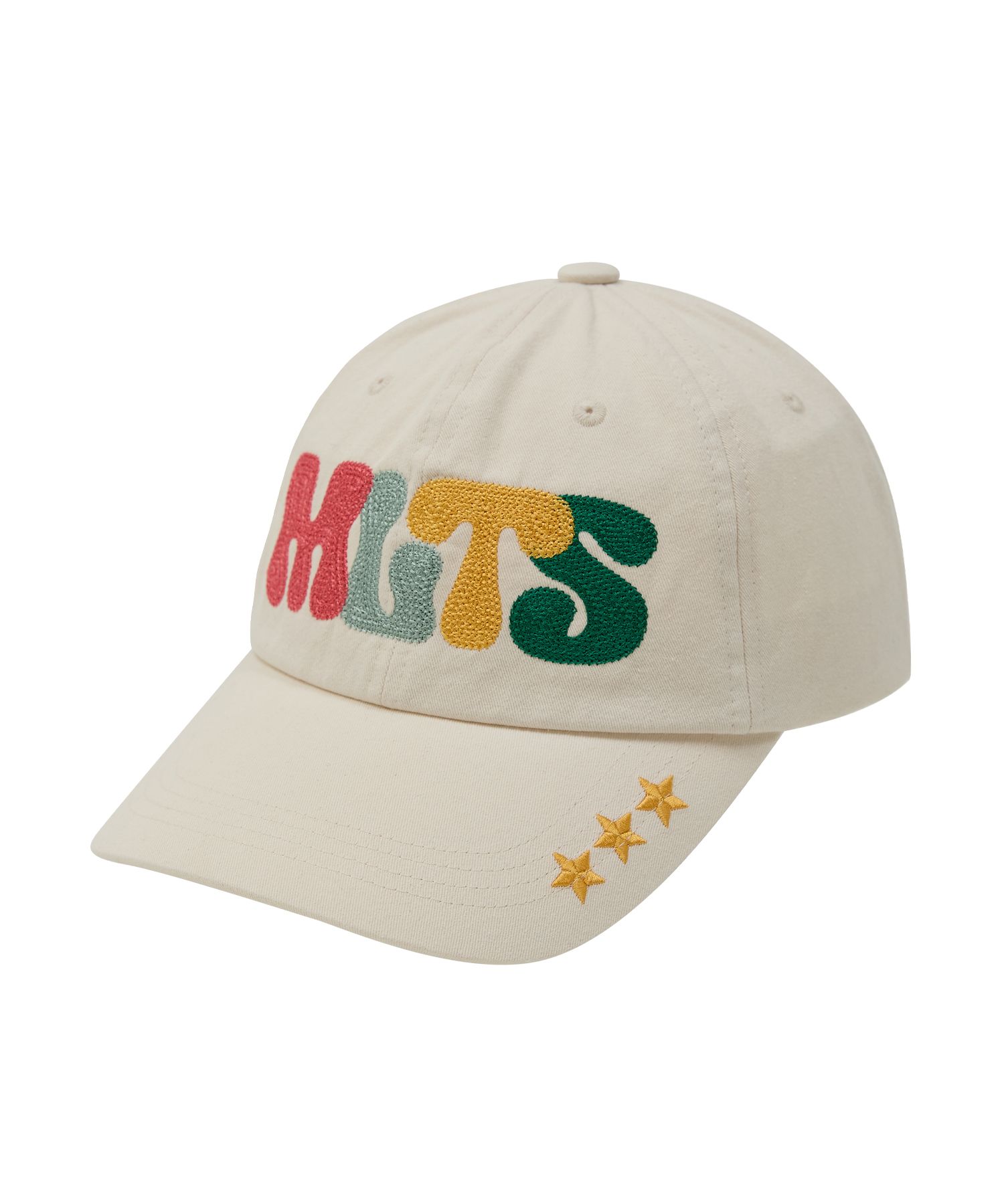 ★Wai Kei★ Multicolor MLTS Ball Cap Ivory YKBE01AC03-1 Multicolor MLTS Ball Cap IVORY - waikei